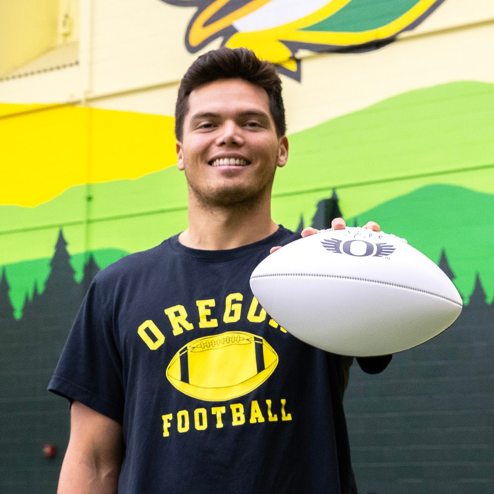Student Athlete, Baden Sports, Brown, Balls, Sports, Football, Autograph Panel, Full Size, Dillon Gabriel, 846996